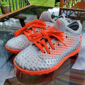 Boys Puma Future Indoor Soccer shoes.